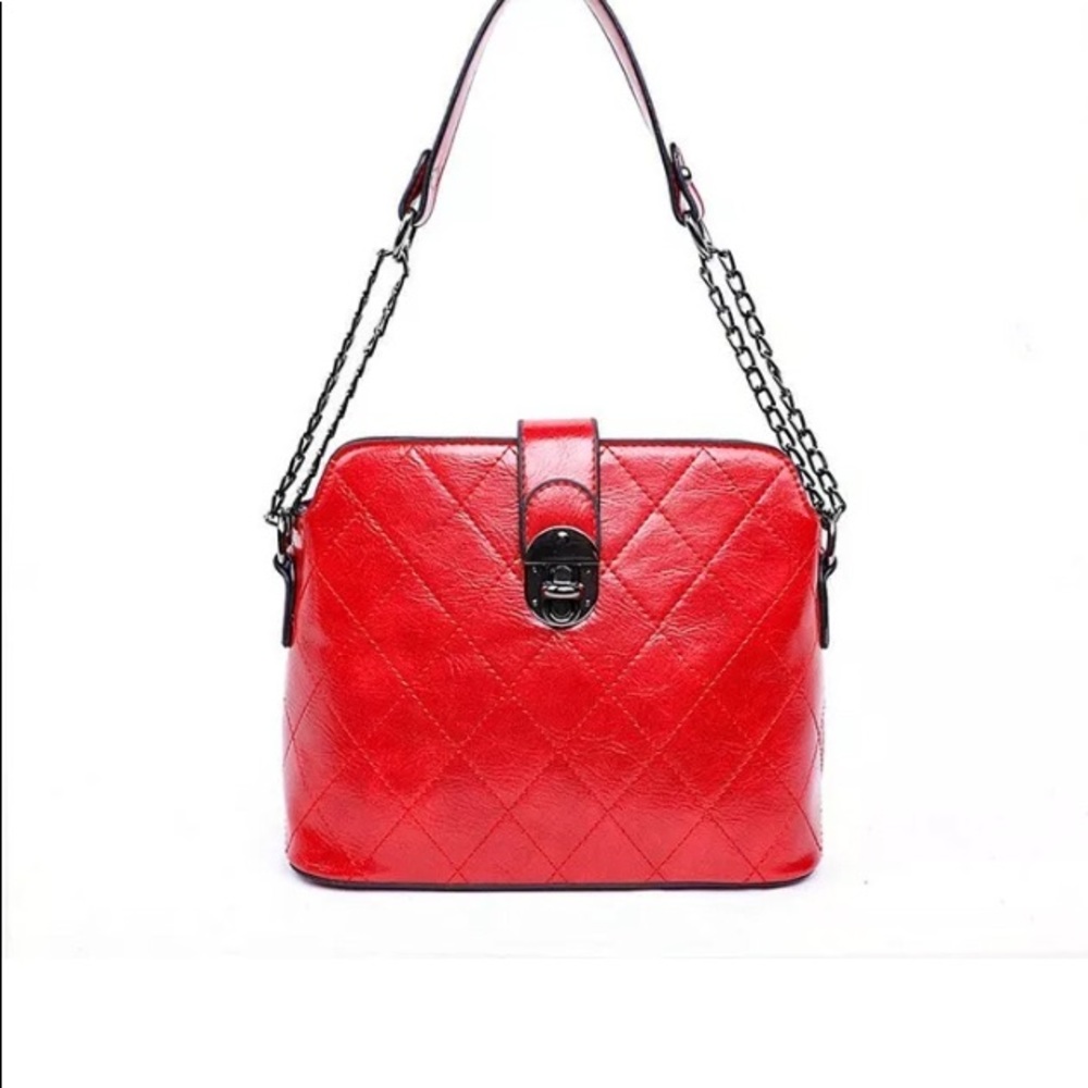 Red crossbody bag - Picture 2 of 3